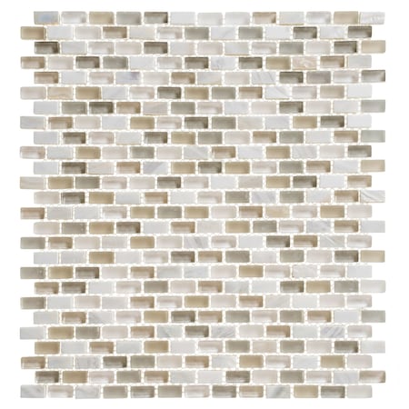 Andova Tiles ANDOVA TILES Tino 0.38" x 0.75" Natural Stone Mosaic Wall & Floor Tile ANDTIN118